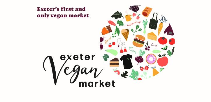 Exeter vegan market banner