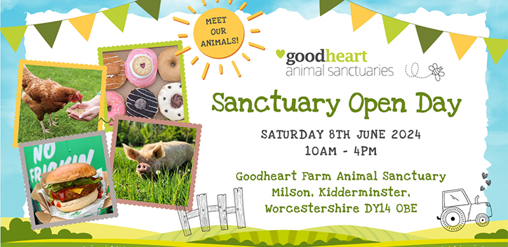 Goodheart animal sanctuary open day graphic