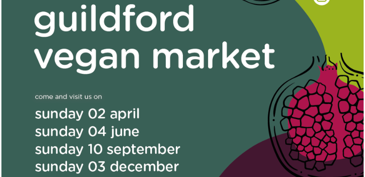 Guildford vegan market graphic