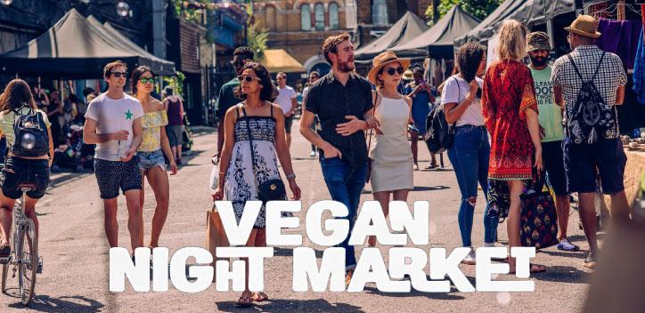 Hackney Vegan Night Market event banner