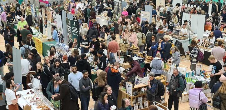 Leicester vegan festival stalls