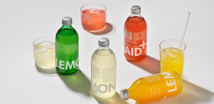 Bottles of lemonaid