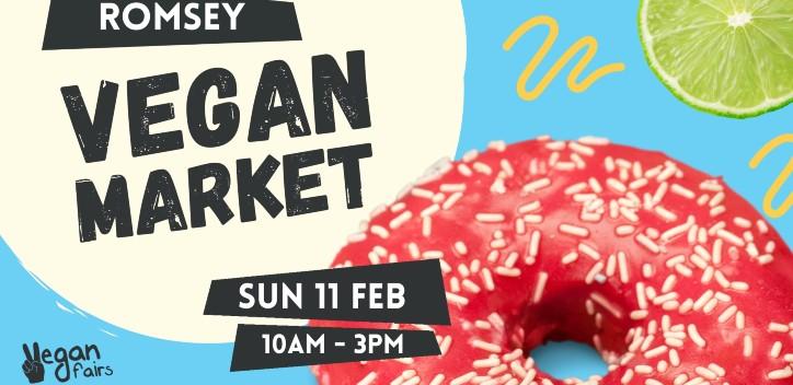 Romsey vegan market graphic