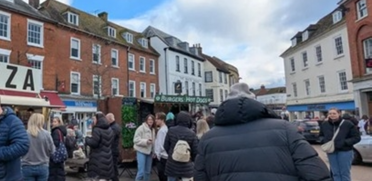 Romsey Vegan Market stalls