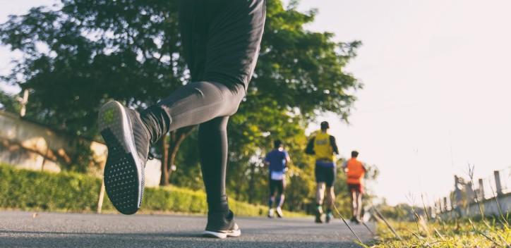 People running outdoors