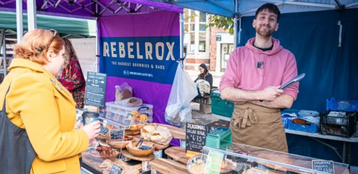 Soy ahoy vegan event stall