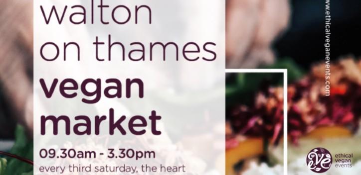 Walton on Thames Vegan Market event banner