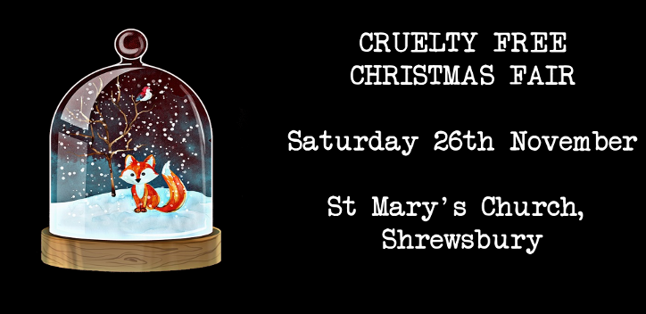 Cruelty free Christmas fair 2022 banner