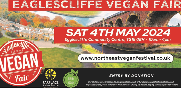 Eaglescliffe vegan fair graphic