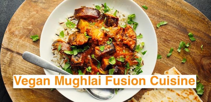 Vegan Mughlai Fusion Cuisine Banner Image