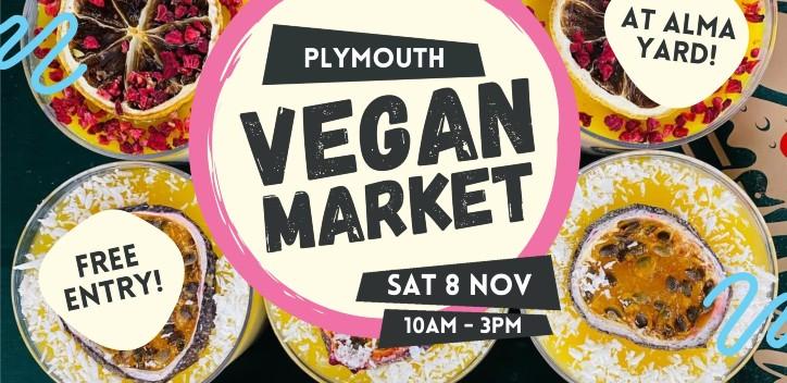 Plymouth Vegan Market event graphic