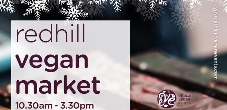 redhill vegan christmas market banner