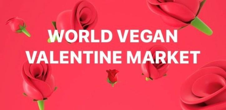 World vegan valentine market banner