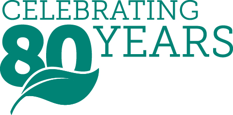 80th anniversary logo