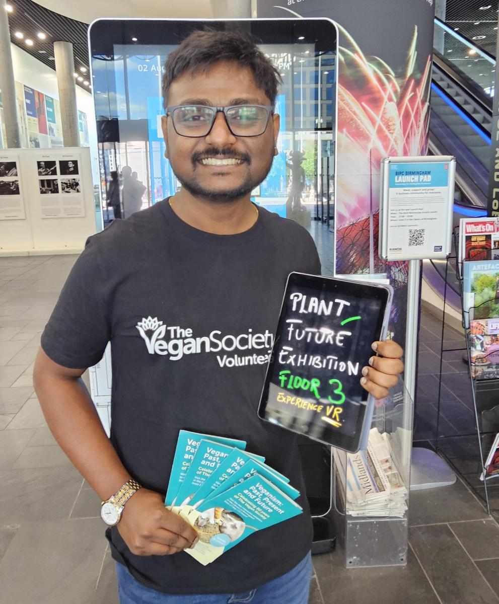 Arputha Community Network member at an event