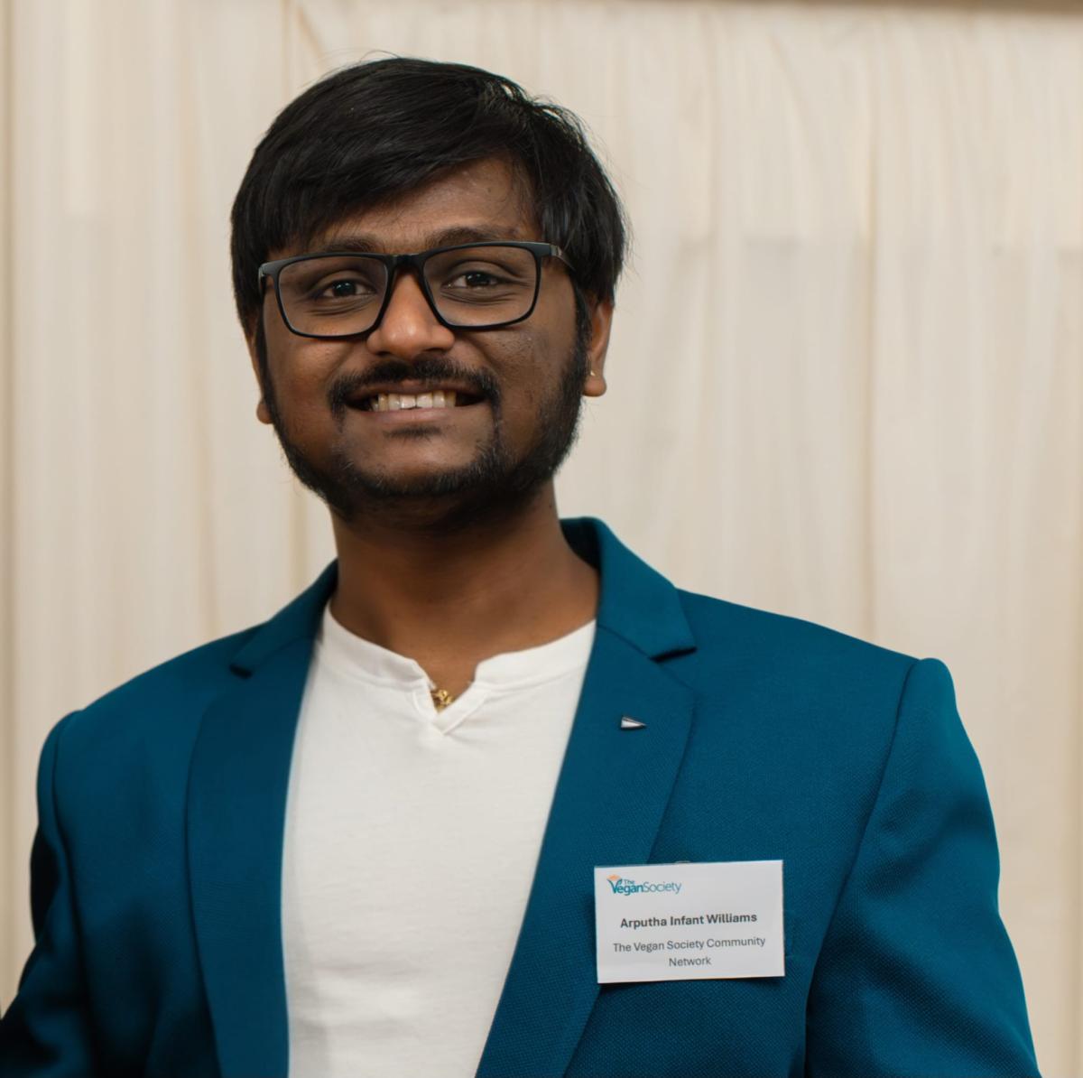 Vegan Society Volunteer, Arputha