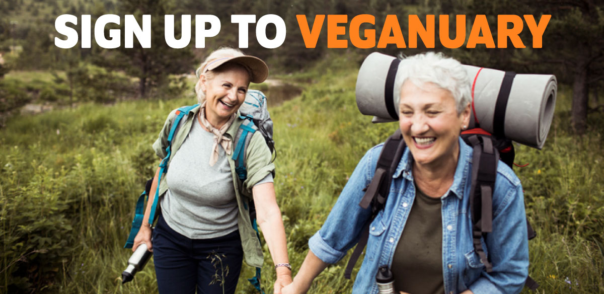 Sign up to veganuary!