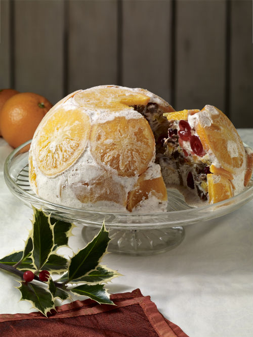 Christmas pudding ice cream