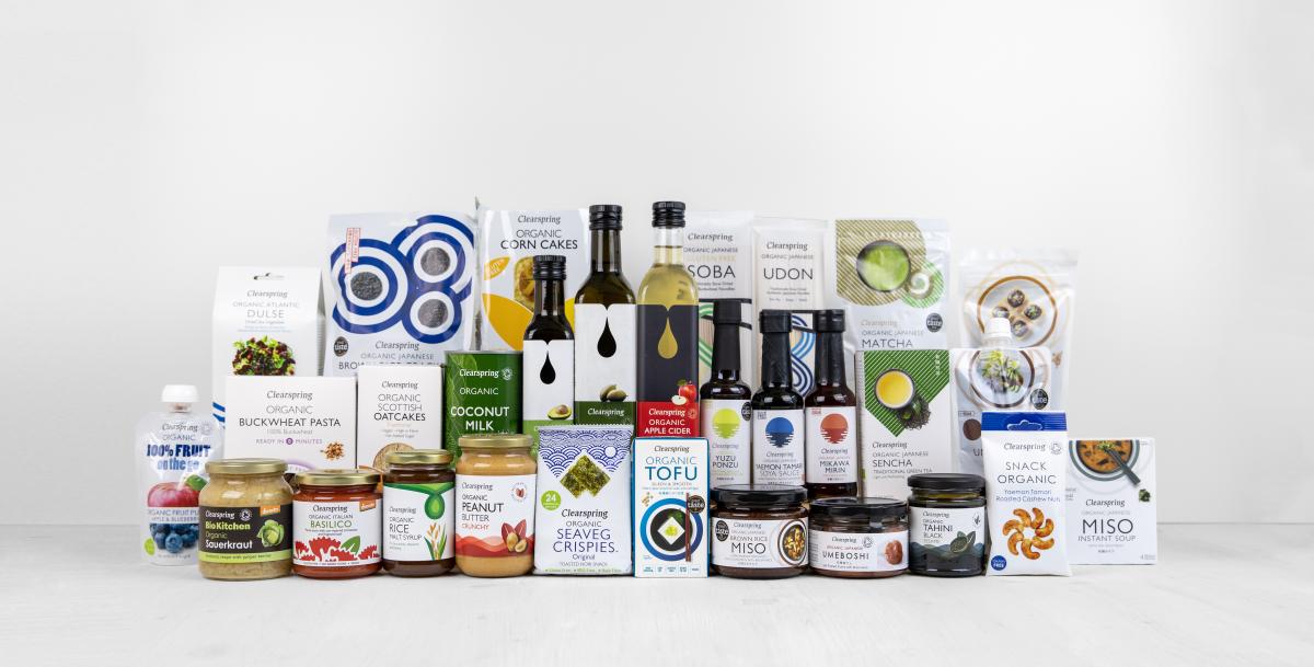 Clearspring group shot of products