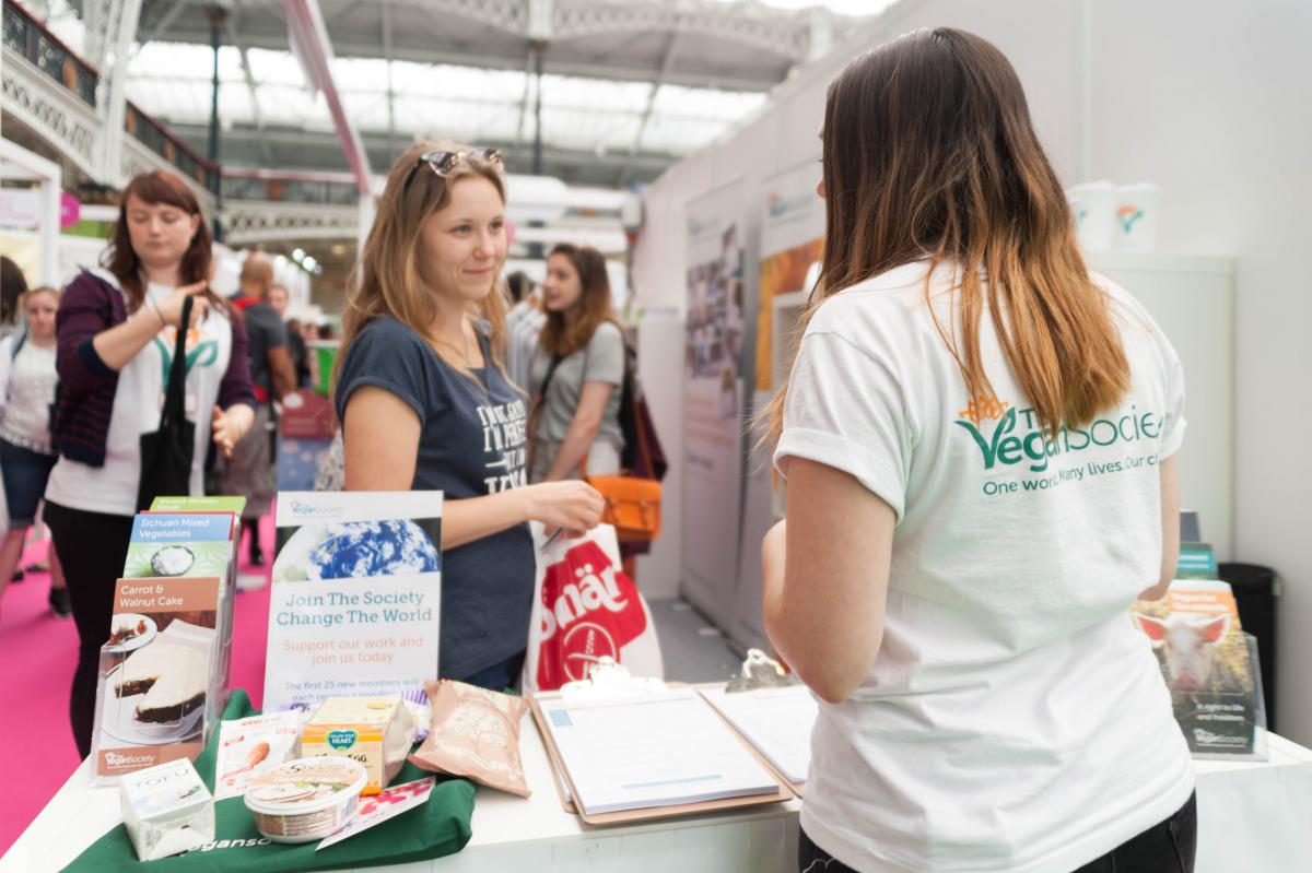 Vegan Society stall