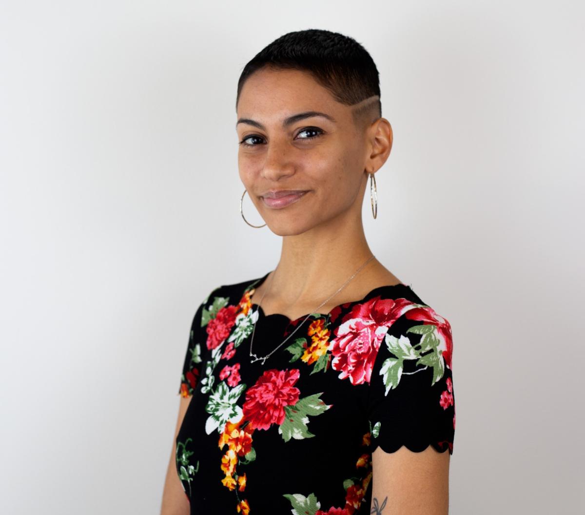Vegan LGBTQIA+ influencer Destiny DeJesus portrait