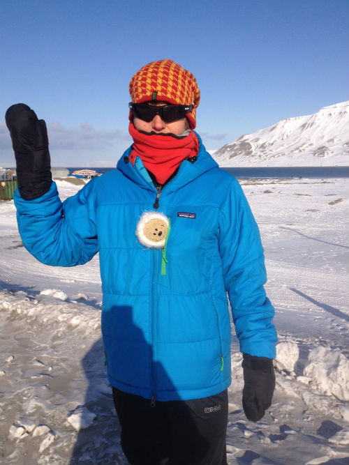 Fiona at the north pole marathon