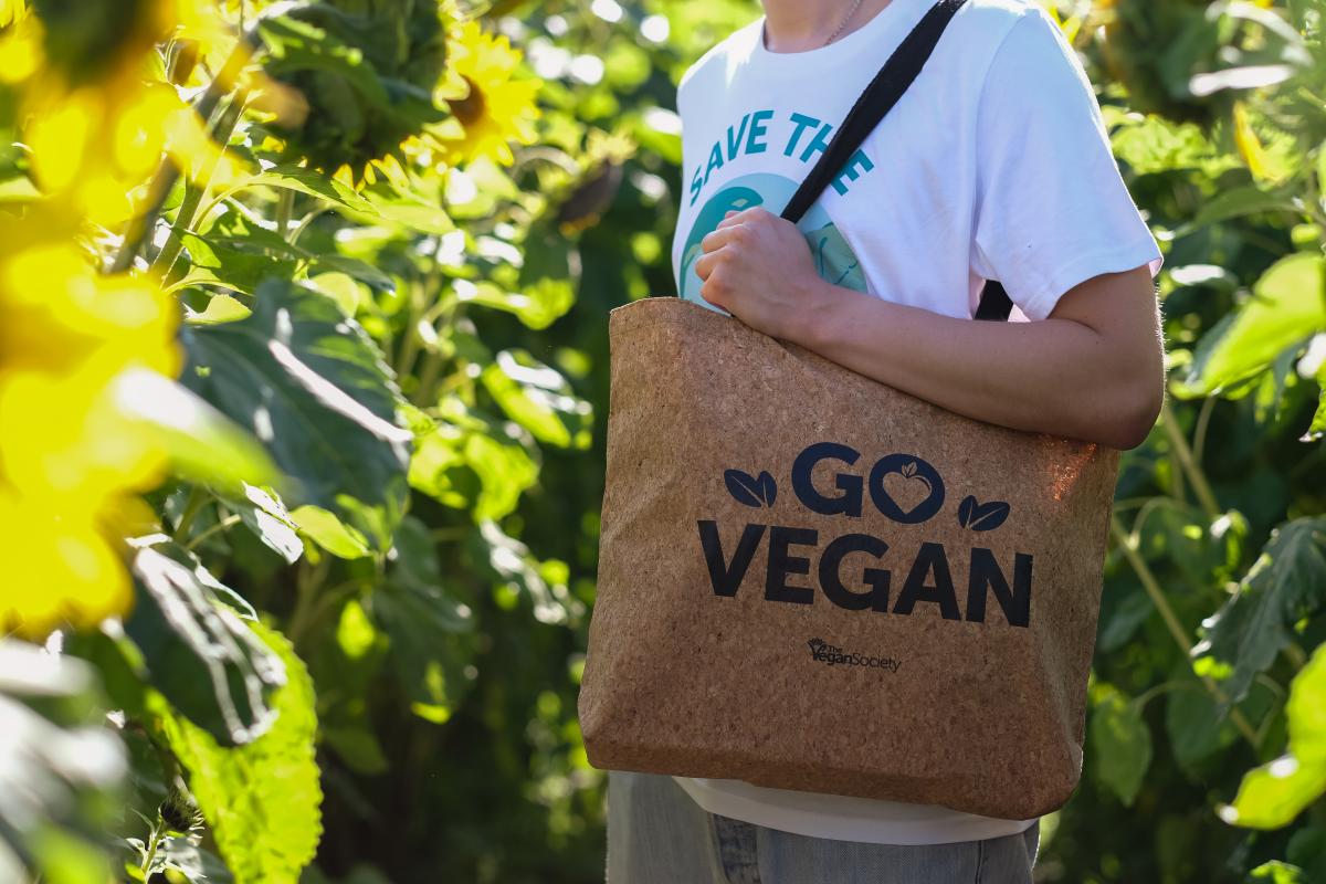 Go vegan tote bag