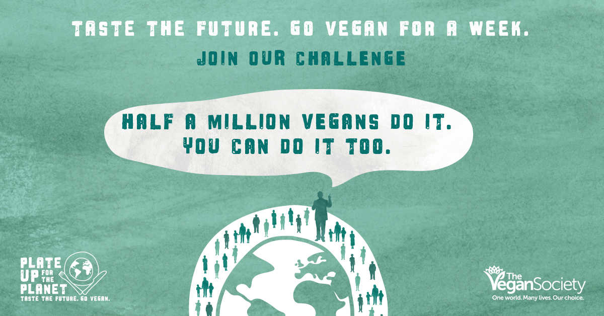 Plate Up for The Planet Vegan Society Promotional Image