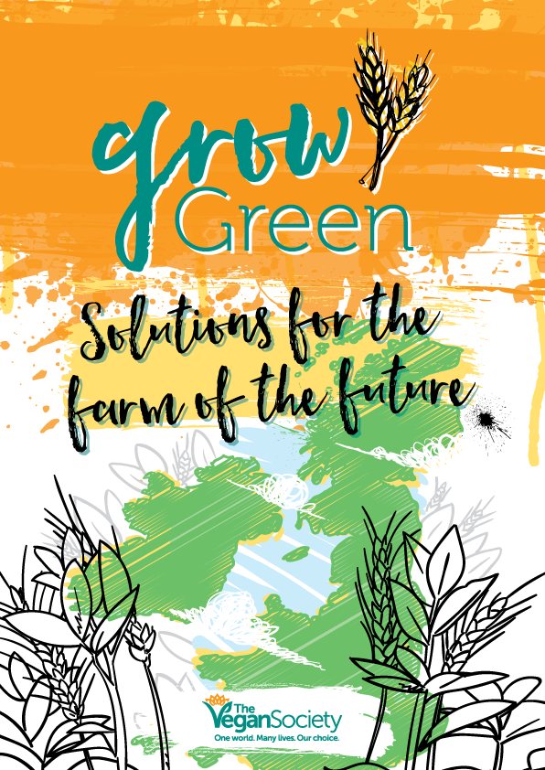 Grow green Vegan Society Campaign Poster