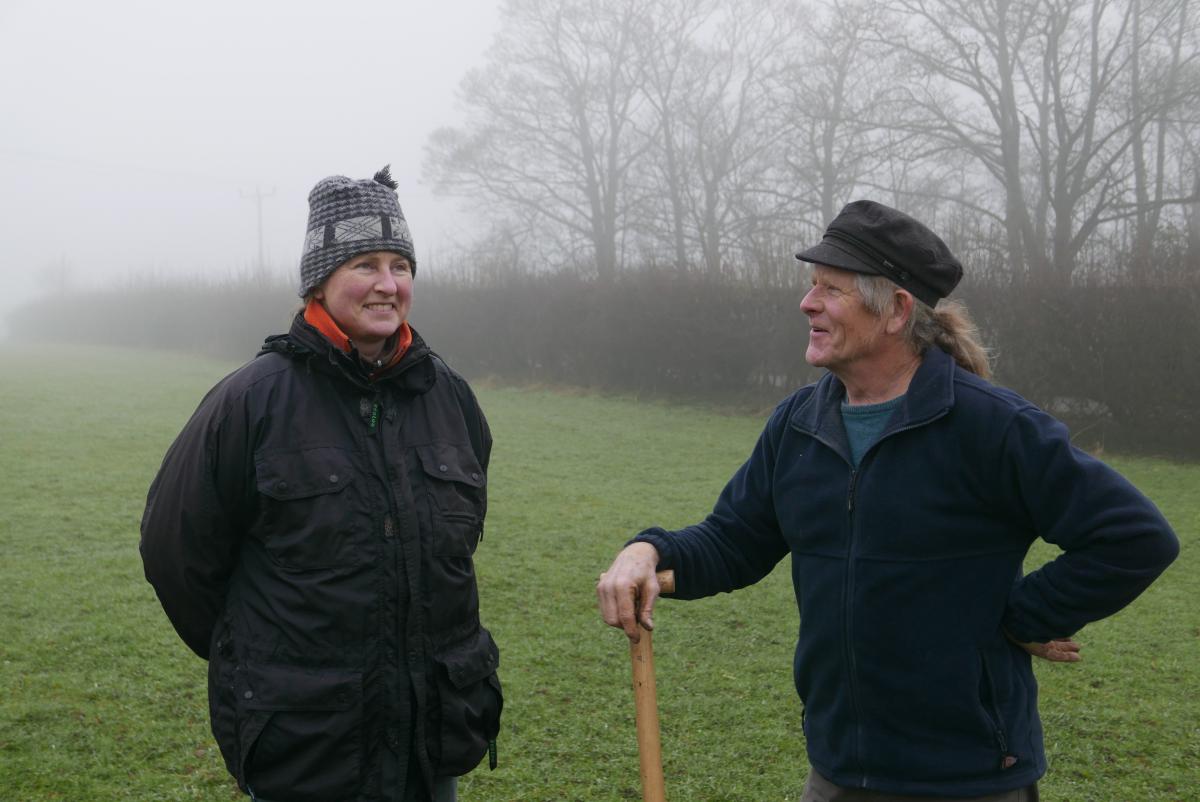 Katja (left) and Iain Tolhurst (right)