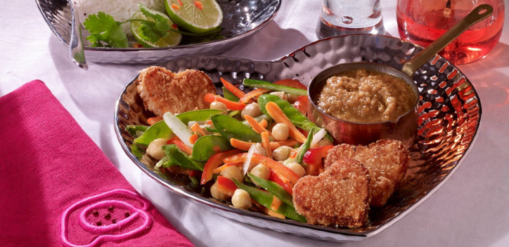 photograph of katsu curry made with aquafaba