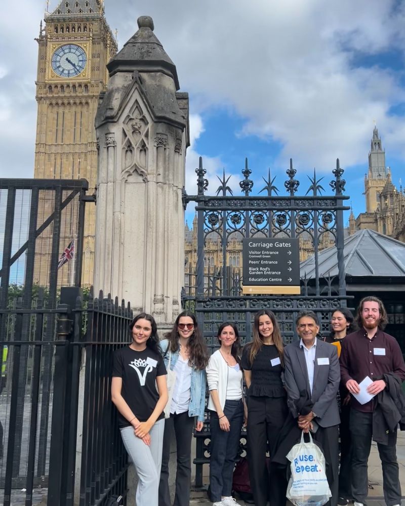 Lobby Day supporters and Vegan Society staff group photo