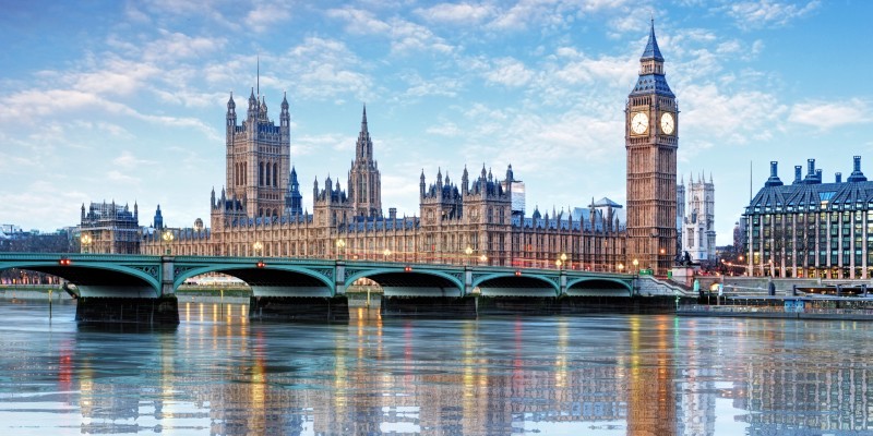 Palace of Westminster landscape