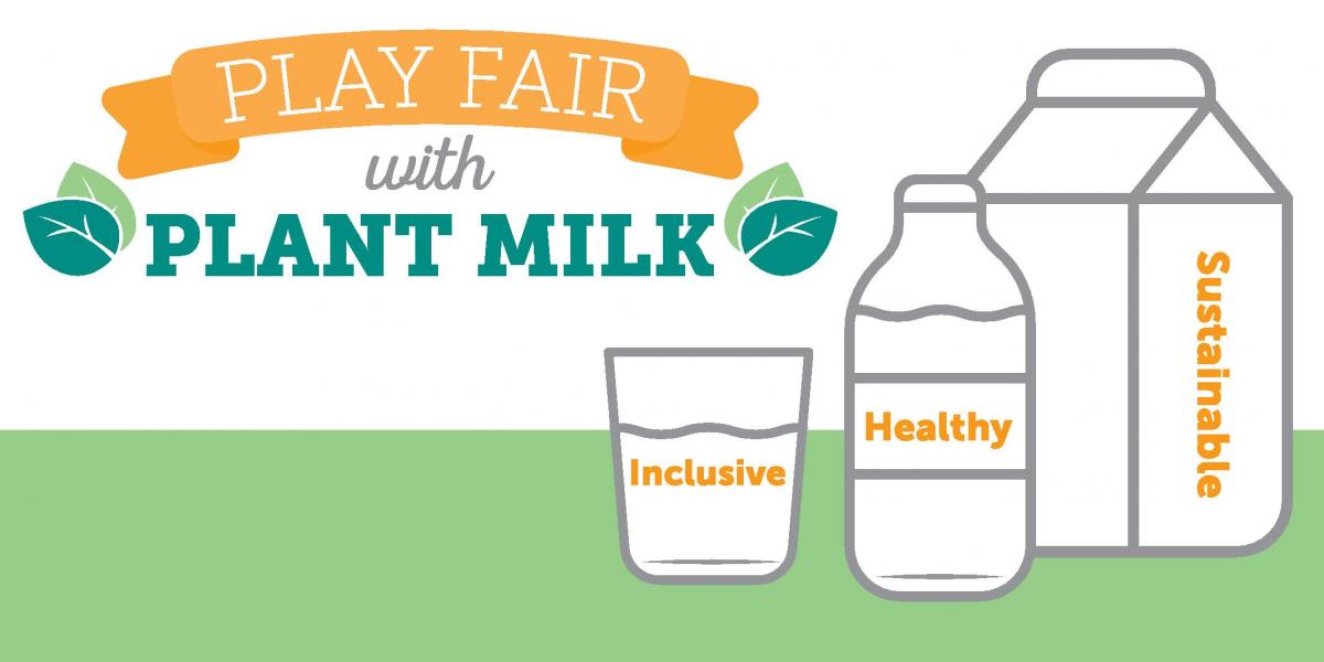 Play Fair with Plant Milk Campaign Banner