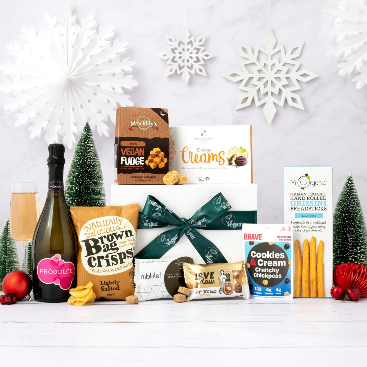 The Vegan Society Christmas hamper billboard