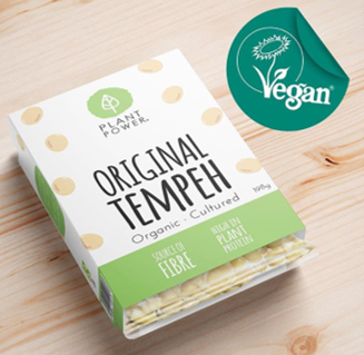 Vegan meat - plat power tempeh
