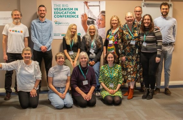 The BIG veganism in education conference group photo
