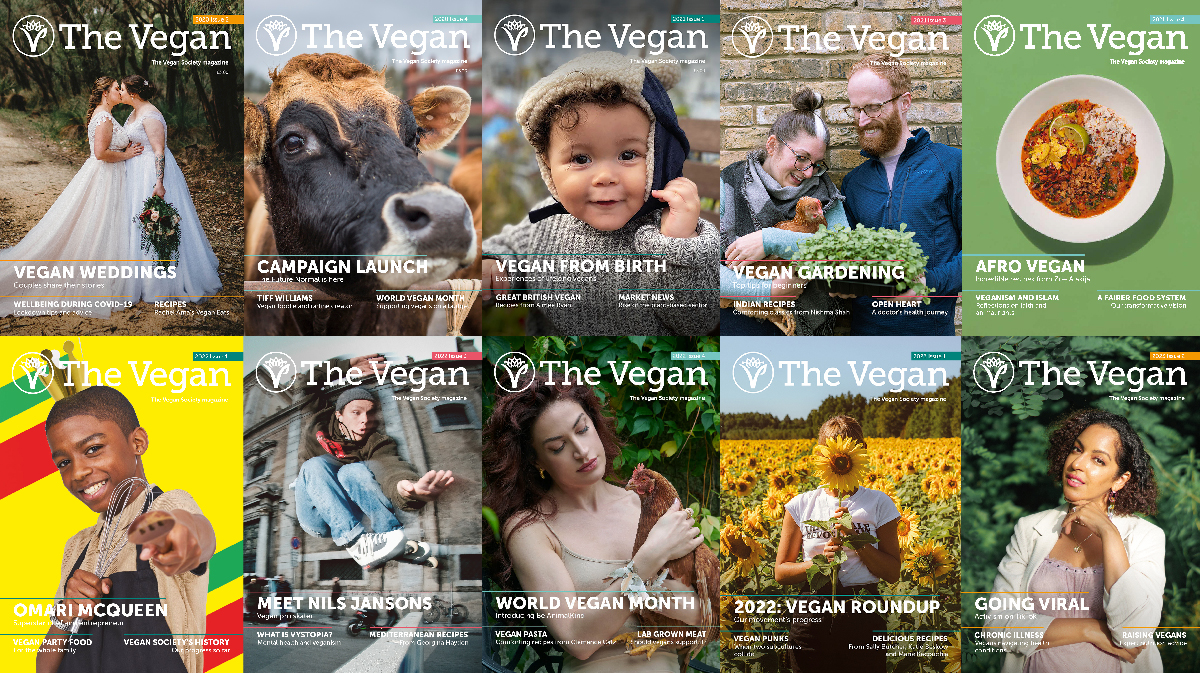 Variety of The Vegan covers