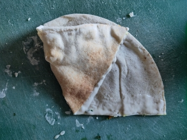 Folded tortilla