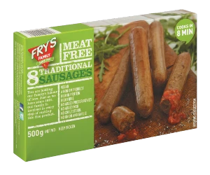 Fry's family food sausages
