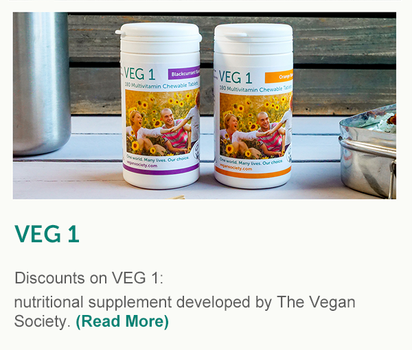 VEG1 on a table