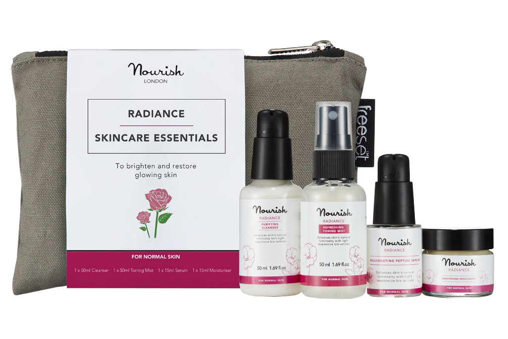 Nourish London Radiance Kit set skincare essentials