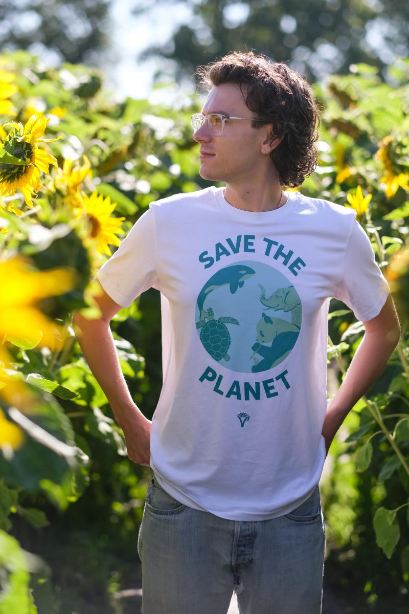 Vegan Society 'Save the planet' t-shirt