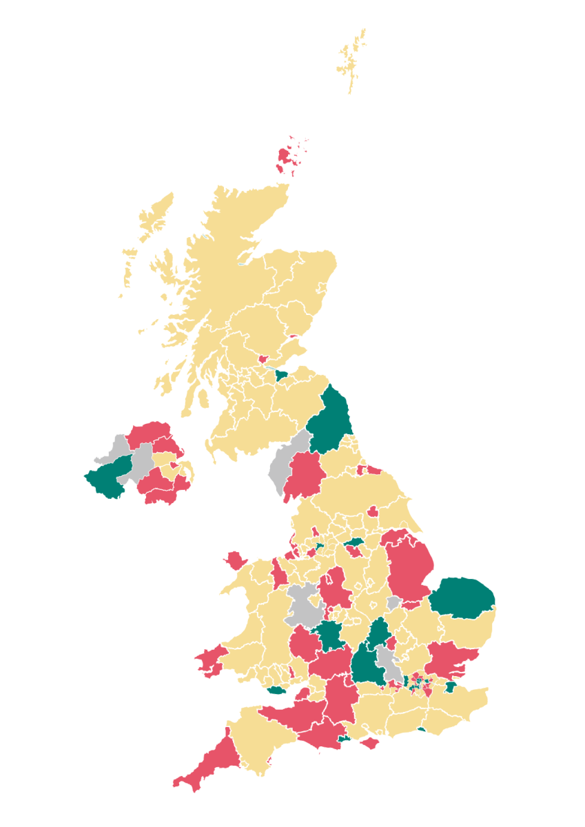 Uk heat map