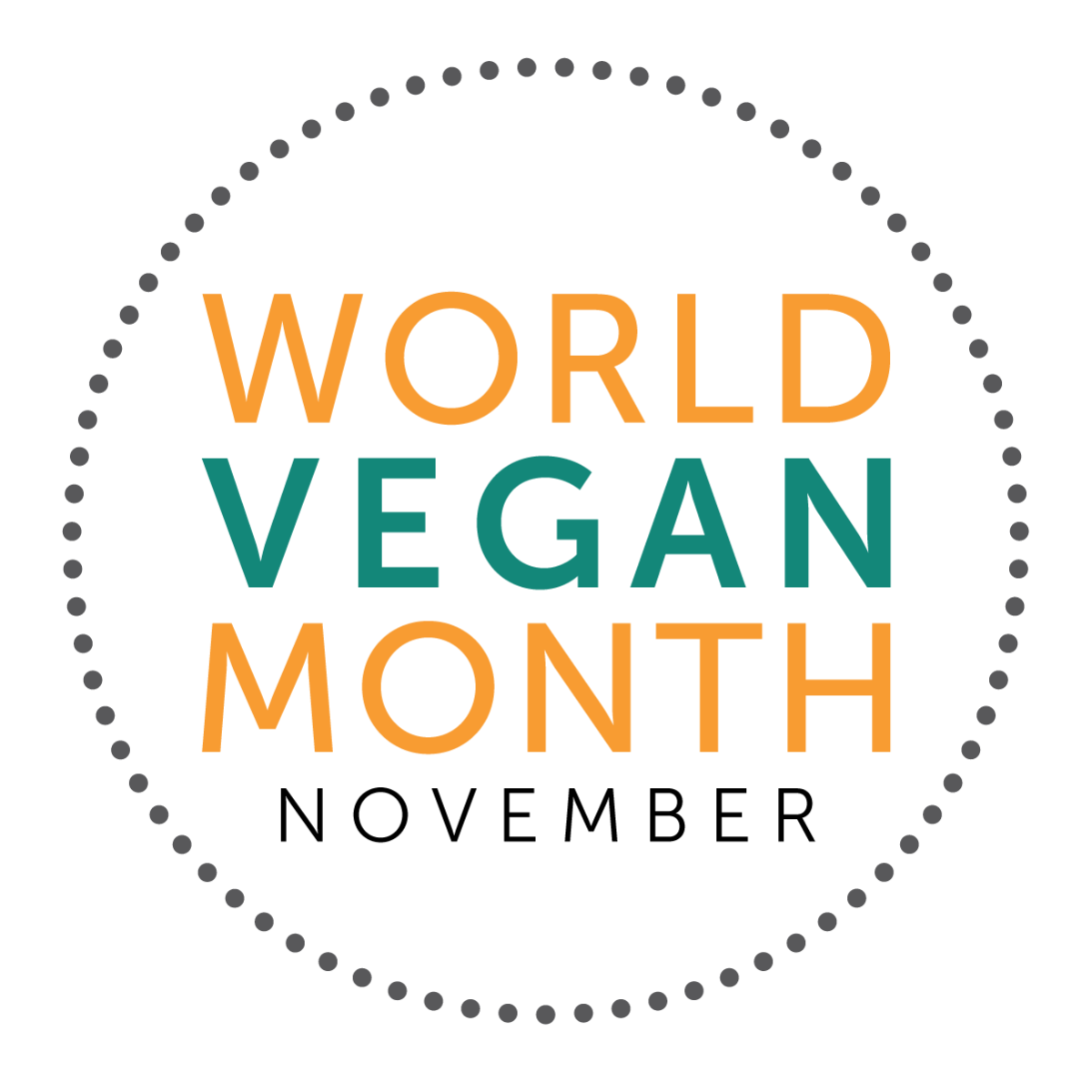 world vegan month logo