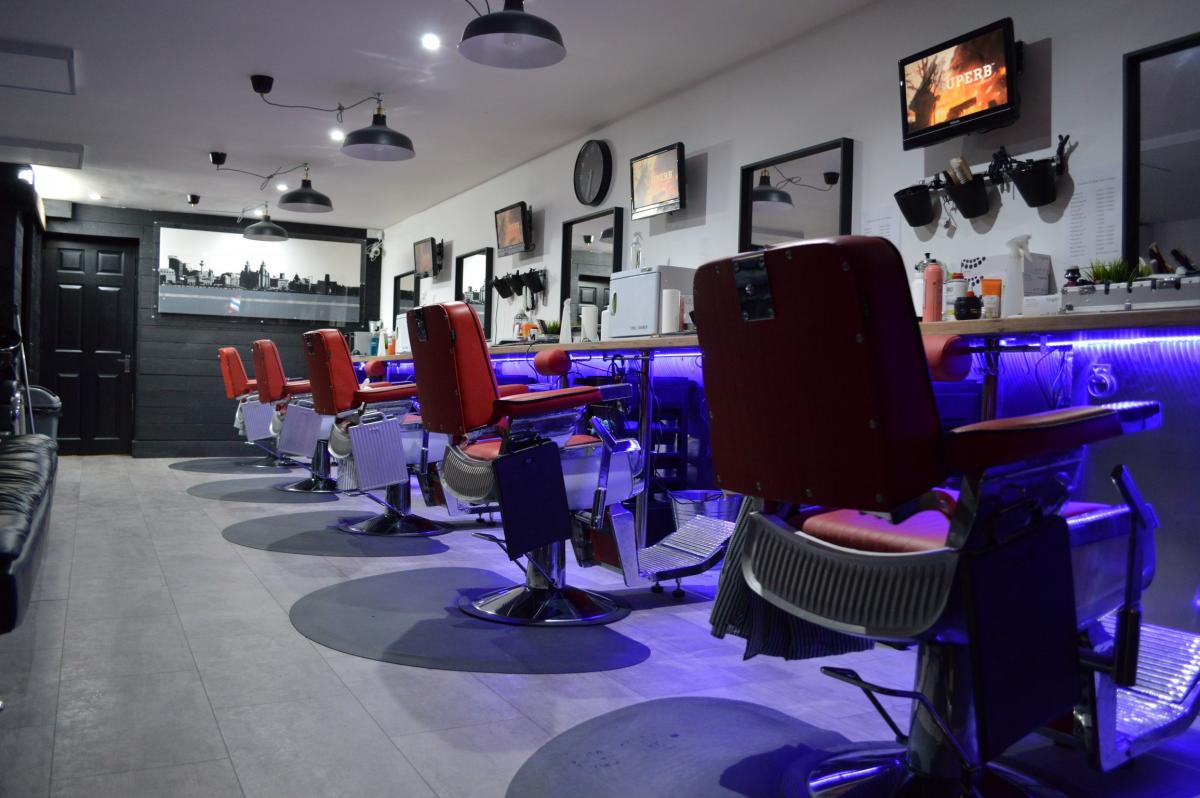 Son of a Barber shop interior 