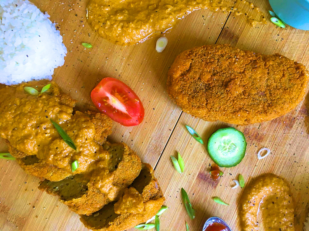 Vegan katsu curry