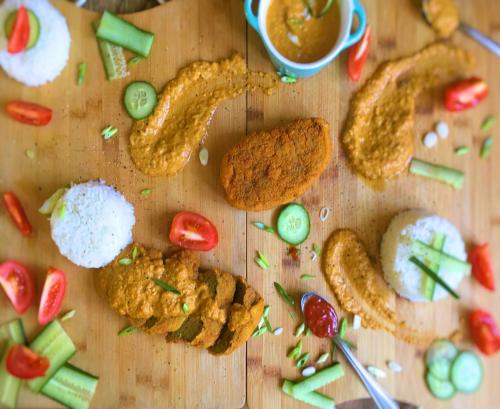 Vegan katsu curry