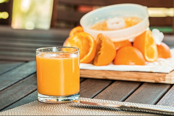 Including orange juice with your plant-based breakfast will up your vitamin C intake