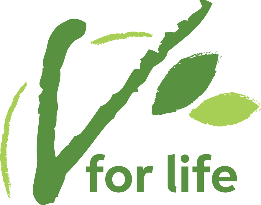 V for Life logo